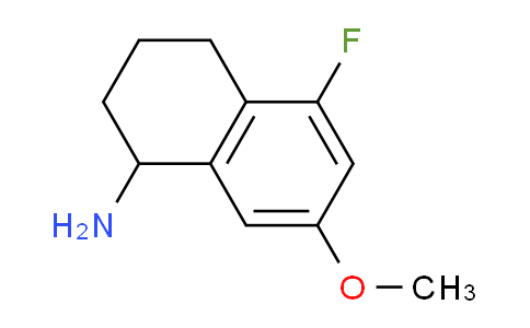 CAS No. 1337140-20-1, 5-Fluoro-7-methoxy-1,2,3,4-tetrahydronaphthalen-1-amine