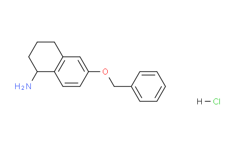 CAS No. 1956321-32-6, 6-(Benzyloxy)-1,2,3,4-tetrahydronaphthalen-1-amine hydrochloride