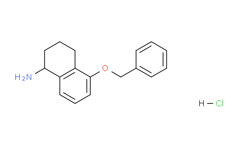 CAS No. 1956321-96-2, 5-(Benzyloxy)-1,2,3,4-tetrahydronaphthalen-1-amine hydrochloride
