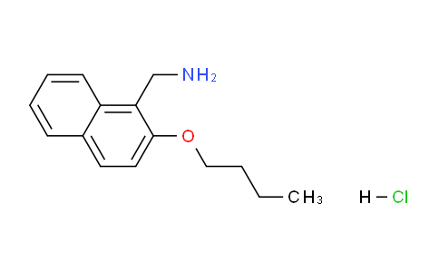 CAS No. 1201633-62-6, (2-Butoxynaphthalen-1-yl)methanamine hydrochloride