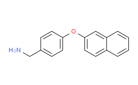 CAS No. 937599-01-4, (4-(Naphthalen-2-yloxy)phenyl)methanamine