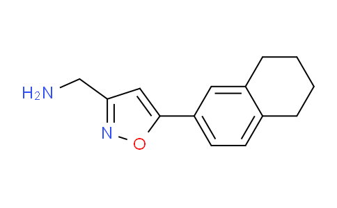 CAS No. 1018662-14-0, (5-(5,6,7,8-Tetrahydronaphthalen-2-yl)isoxazol-3-yl)methanamine