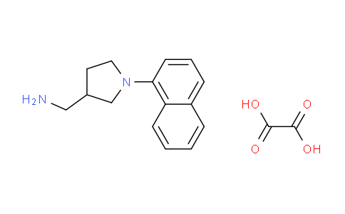 CAS No. 1177338-57-6, (1-(Naphthalen-1-yl)pyrrolidin-3-yl)methanamine oxalate