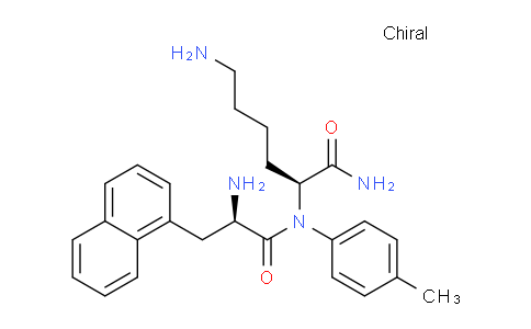 CAS No. 918432-94-7, (S)-6-Amino-2-((R)-2-amino-3-(naphthalen-1-yl)-N-(p-tolyl)propanamido)hexanamide