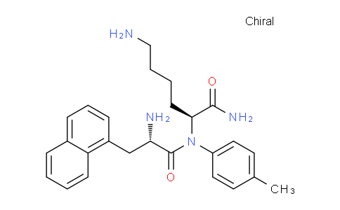 CAS No. 918432-93-6, (S)-6-Amino-2-((S)-2-amino-3-(naphthalen-1-yl)-N-(p-tolyl)propanamido)hexanamide
