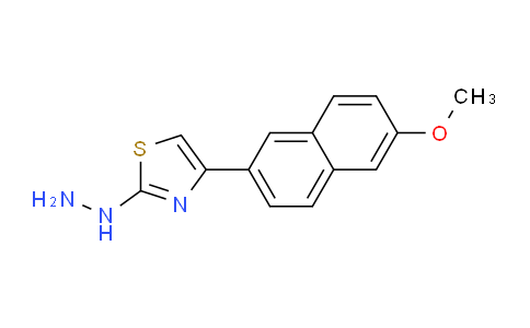 CAS No. 886495-56-3, 2-Hydrazinyl-4-(6-methoxynaphthalen-2-yl)thiazole