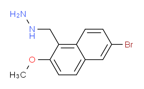 CAS No. 1420793-25-4, ((6-Bromo-2-methoxynaphthalen-1-yl)methyl)hydrazine