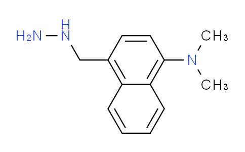 CAS No. 887592-86-1, 4-(Hydrazinylmethyl)-N,N-dimethylnaphthalen-1-amine
