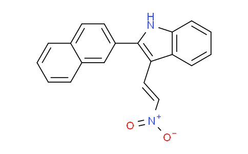 CAS No. 94464-02-5, 2-(Naphthalen-2-yl)-3-(2-nitrovinyl)-1H-indole