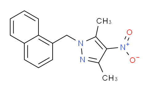 CAS No. 400877-62-5, 3,5-Dimethyl-1-(naphthalen-1-ylmethyl)-4-nitro-1H-pyrazole