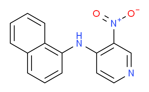 CAS No. 104538-29-6, N-(Naphthalen-1-yl)-3-nitropyridin-4-amine