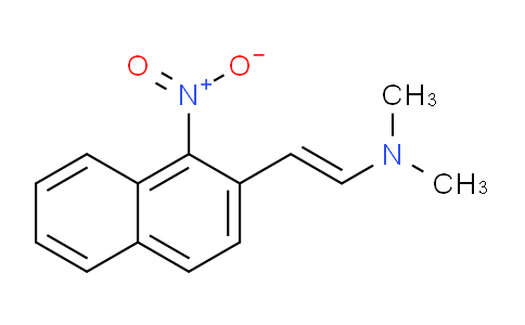 CAS No. 176853-40-0, (E)-N,N-Dimethyl-2-(1-nitronaphthalen-2-yl)ethenamine