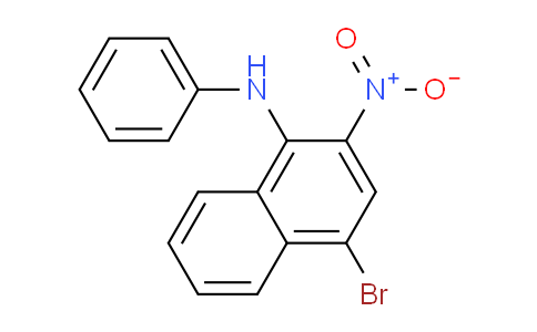 CAS No. 918948-27-3, 4-Bromo-2-nitro-N-phenylnaphthalen-1-amine