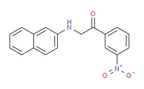 CAS No. 1789094-77-4, 2-(Naphthalen-2-ylamino)-1-(3-nitrophenyl)ethanone