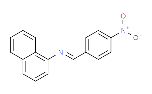 CAS No. 967-13-5, N-(4-Nitrobenzylidene)naphthalen-1-amine