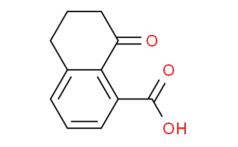 CAS No. 77635-17-7, 8-Oxo-5,6,7,8-tetrahydronaphthalene-1-carboxylic acid