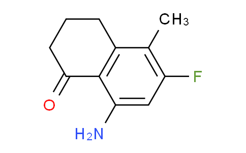 CAS No. 210346-39-7, 8-Amino-6-fluoro-5-methyl-3,4-dihydronaphthalen-1(2H)-one
