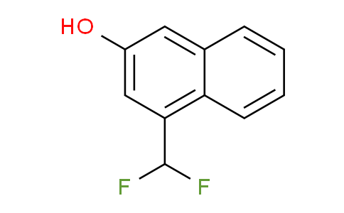 CAS No. 1261624-43-4, 1-(Difluoromethyl)-3-naphthol