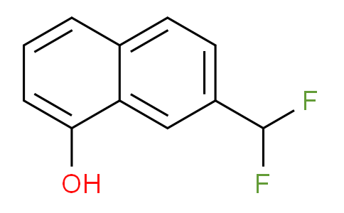 CAS No. 1261601-45-9, 2-(Difluoromethyl)-8-naphthol