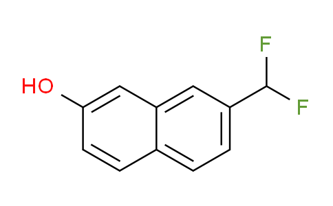 CAS No. 1261787-94-3, 7-(Difluoromethyl)naphthalen-2-ol