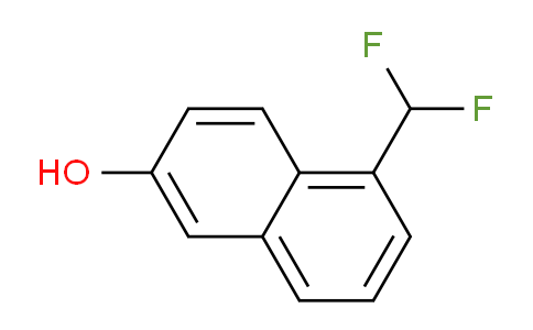 CAS No. 1261771-22-5, 1-(Difluoromethyl)-6-naphthol