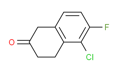 CAS No. 1337860-68-0, 5-Chloro-6-fluoro-3,4-dihydronaphthalen-2(1H)-one