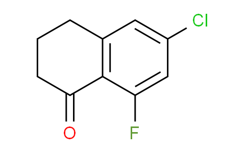 CAS No. 745784-68-3, 6-Chloro-8-fluoro-3,4-dihydronaphthalen-1(2H)-one