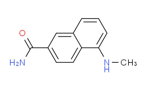 CAS No. 1956382-67-4, 5-(Methylamino)-2-naphthamide
