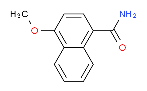 CAS No. 112750-56-8, 4-Methoxy-1-naphthamide