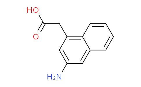 CAS No. 1261868-13-6, 2-(3-Aminonaphthalen-1-yl)acetic acid