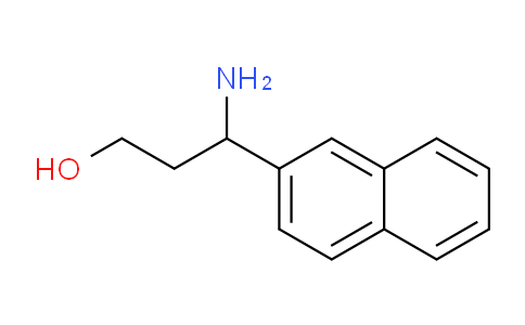 CAS No. 683220-51-1, 3-Amino-3-(naphthalen-2-yl)propan-1-ol