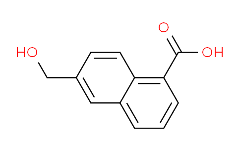 CAS No. 61639-46-1, 6-(Hydroxymethyl)-1-naphthoic acid