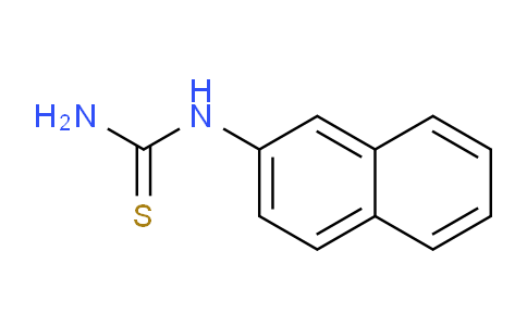 CAS No. 3394-04-5, 1-(Naphthalen-2-yl)thiourea