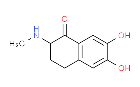 CAS No. 87128-59-4, 6,7-Dihydroxy-2-(methylamino)-3,4-dihydronaphthalen-1(2H)-one