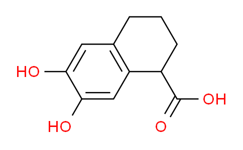 CAS No. 77158-61-3, 6,7-Dihydroxy-1,2,3,4-tetrahydronaphthalene-1-carboxylic acid