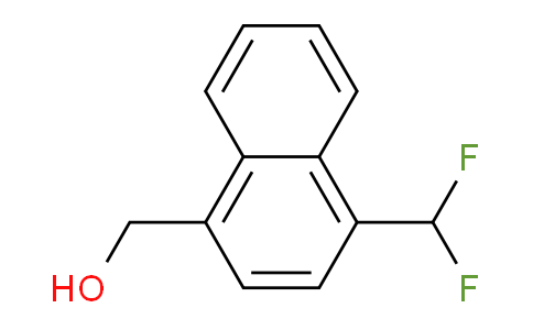 CAS No. 1261562-64-4, 1-(Difluoromethyl)naphthalene-4-methanol