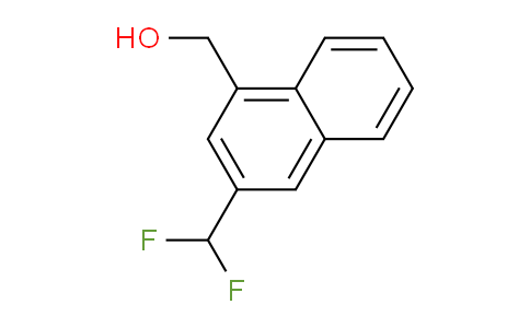 CAS No. 1261661-08-8, 2-(Difluoromethyl)naphthalene-4-methanol