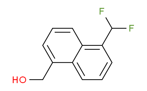 CAS No. 1261730-59-9, 1-(Difluoromethyl)naphthalene-5-methanol