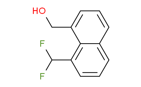CAS No. 1261783-84-9, 1-(Difluoromethyl)naphthalene-8-methanol
