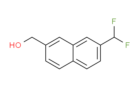CAS No. 1261844-63-6, 2-(Difluoromethyl)naphthalene-7-methanol