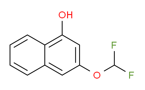 CAS No. 1261813-45-9, 2-(Difluoromethoxy)-4-naphthol