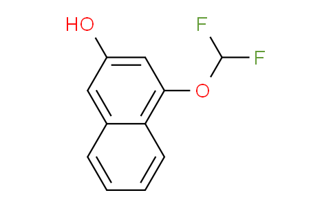 CAS No. 1261600-48-9, 1-(Difluoromethoxy)-3-naphthol