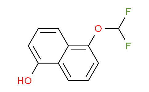 CAS No. 1261813-39-1, 1-(Difluoromethoxy)-5-naphthol