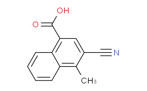 CAS No. 827344-68-3, 3-Cyano-4-methyl-1-naphthoic acid