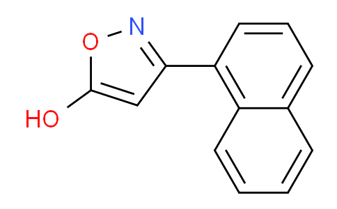 CAS No. 1354937-63-5, 3-(Naphthalen-1-yl)isoxazol-5-ol