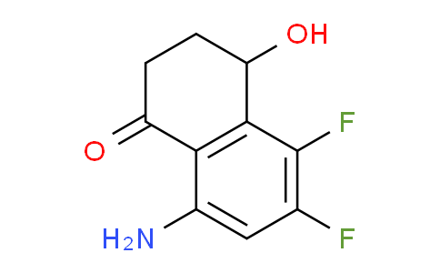 CAS No. 210346-35-3, 8-Amino-5,6-difluoro-4-hydroxy-3,4-dihydronaphthalen-1(2H)-one