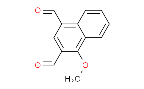 CAS No. 668465-58-5, 4-Methoxynaphthalene-1,3-dicarbaldehyde