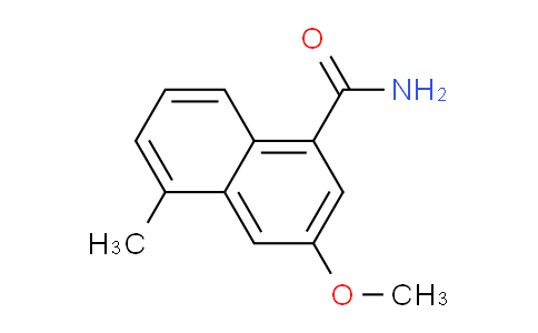 CAS No. 22250-89-1, 3-Methoxy-5-methyl-1-naphthamide