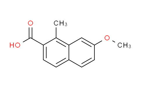 CAS No. 812690-20-3, 7-Methoxy-1-methyl-2-naphthoic acid
