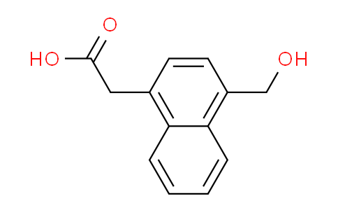 CAS No. 1261490-20-3, 2-(4-(Hydroxymethyl)naphthalen-1-yl)acetic acid